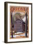 Quebec, Canada - Sugar Shack-Lantern Press-Framed Art Print