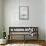 Quebec, Canada - Typography-Lantern Press-Framed Stretched Canvas displayed on a wall