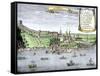 Quebec City and the Saint Lawrence River, c.1722-null-Framed Stretched Canvas