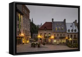 Quebec City, Province of Quebec, Canada, North America-Michael Snell-Framed Stretched Canvas
