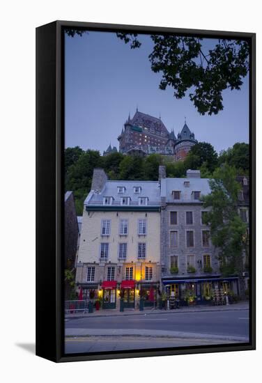 Quebec City, Province of Quebec, Canada, North America-Michael Snell-Framed Stretched Canvas