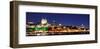 Quebec City Skyline at Dusk-null-Framed Art Print