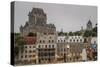 Quebec City with Chateau Frontenac on Skyline, Province of Quebec, Canada, North America-Michael Snell-Stretched Canvas