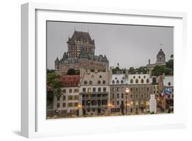 Quebec City with Chateau Frontenac on Skyline, Province of Quebec, Canada, North America-Michael Snell-Framed Photographic Print