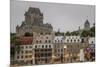 Quebec City with Chateau Frontenac on Skyline, Province of Quebec, Canada, North America-Michael Snell-Mounted Photographic Print