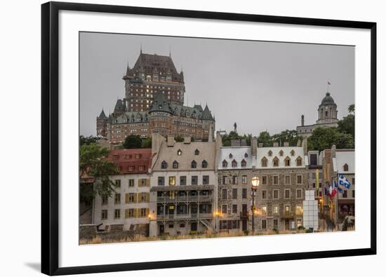 Quebec City with Chateau Frontenac on Skyline, Province of Quebec, Canada, North America-Michael Snell-Framed Photographic Print