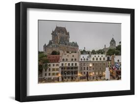 Quebec City with Chateau Frontenac on Skyline, Province of Quebec, Canada, North America-Michael Snell-Framed Photographic Print