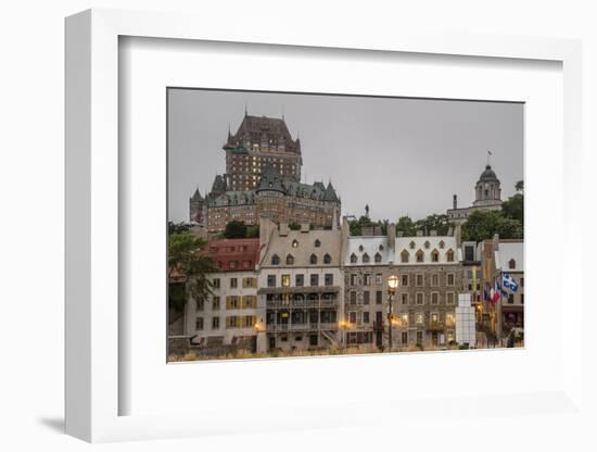 Quebec City with Chateau Frontenac on Skyline, Province of Quebec, Canada, North America-Michael Snell-Framed Photographic Print