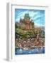 Quebec City-Bill Bell-Framed Giclee Print