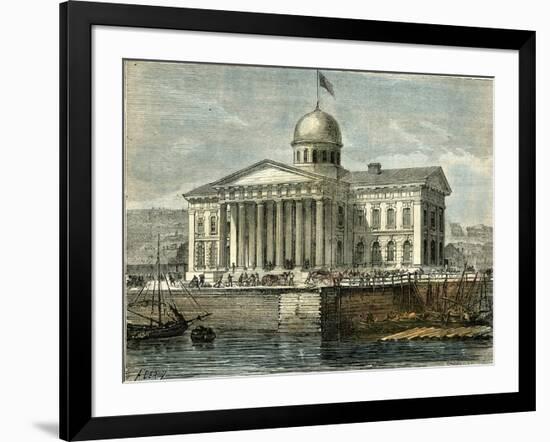 Quebec Customs Canada 1873-null-Framed Giclee Print