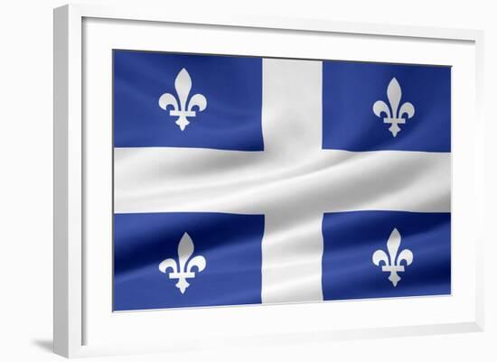 Quebec Flag-joggi2002-Framed Art Print