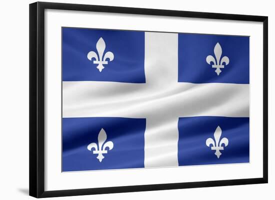 Quebec Flag-joggi2002-Framed Art Print