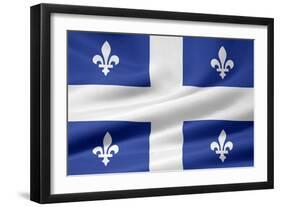 Quebec Flag-joggi2002-Framed Art Print