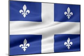 Quebec Flag-joggi2002-Mounted Art Print