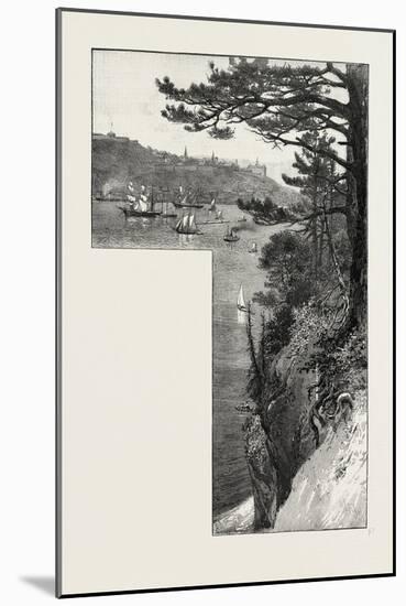 Quebec from Point Lévis, Canada, Nineteenth Century-null-Mounted Giclee Print