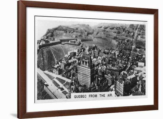 Quebec from the Air, Canada, C1920S-null-Framed Giclee Print