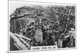 Quebec from the Air, Canada, C1920S-null-Mounted Giclee Print