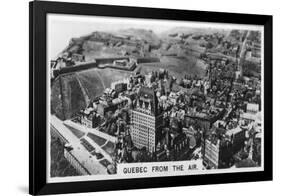 Quebec from the Air, Canada, C1920S-null-Framed Giclee Print