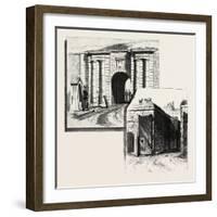 Quebec, Gates of the Citadel, Canada, Nineteenth Century-null-Framed Giclee Print