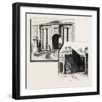 Quebec, Gates of the Citadel, Canada, Nineteenth Century-null-Framed Giclee Print