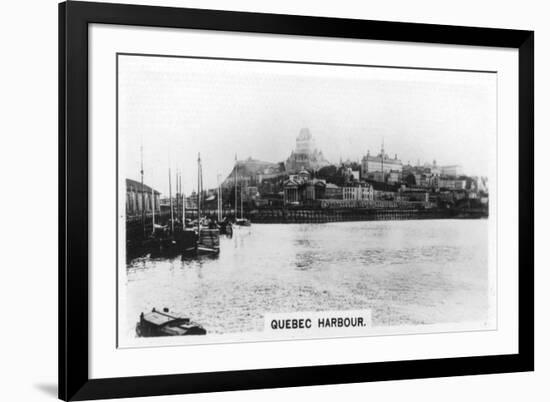 Quebec Harbour, Canada, C1920S-null-Framed Giclee Print