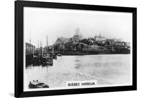 Quebec Harbour, Canada, C1920S-null-Framed Giclee Print