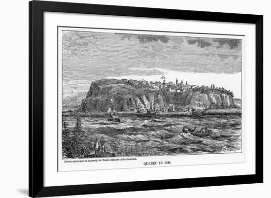 Quebec in 1640-null-Framed Giclee Print