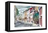 Quebec, Old City, Canada, 2010-Anthony Butera-Framed Stretched Canvas