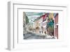 Quebec, Old City, Canada, 2010-Anthony Butera-Framed Giclee Print