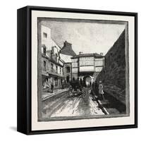 Quebec, Prescott Gate, Canada, Nineteenth Century-null-Framed Stretched Canvas