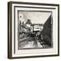 Quebec, Prescott Gate, Canada, Nineteenth Century-null-Framed Giclee Print