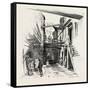 Quebec, Sous Le Cap, Canada, Nineteenth Century-null-Framed Stretched Canvas