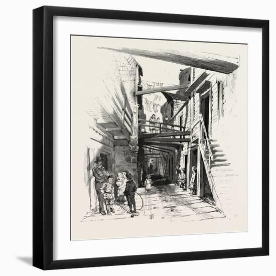 Quebec, Sous Le Cap, Canada, Nineteenth Century-null-Framed Giclee Print