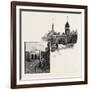 Quebec, St. John's Gate (Left); Kent Gate (Right), Canada, Nineteenth Century-null-Framed Giclee Print