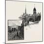 Quebec, St. John's Gate (Left); Kent Gate (Right), Canada, Nineteenth Century-null-Mounted Giclee Print