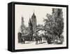 Quebec, St. Louis Gate, Canada, Nineteenth Century-null-Framed Stretched Canvas