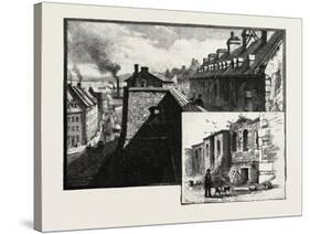 Quebec, St. Roch's Suburbs and Old Arsenal, Canada, Nineteenth Century-null-Stretched Canvas