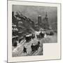 Quebec, the Basilica, from Fabrique Street, Canada, Nineteenth Century-null-Mounted Giclee Print