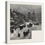 Quebec, the Basilica, from Fabrique Street, Canada, Nineteenth Century-null-Stretched Canvas