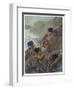 Quebec: The British Troops Scale the Heights of Abraham-Henry Sandham-Framed Premium Giclee Print