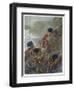 Quebec: The British Troops Scale the Heights of Abraham-Henry Sandham-Framed Art Print