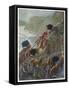 Quebec: The British Troops Scale the Heights of Abraham-Henry Sandham-Framed Stretched Canvas