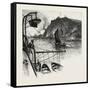 Quebec, the Citadel, from H.M.S. Northampton, Canada, Nineteenth Century-null-Framed Stretched Canvas