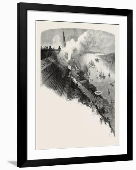 Quebec, View from the Citadel, Canada, Nineteenth Century-null-Framed Giclee Print