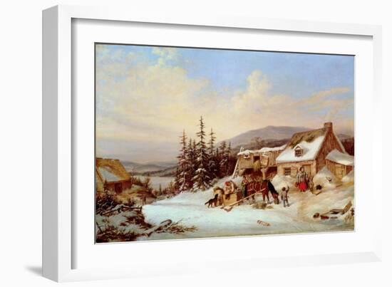 Quebec-Cornelius Krieghoff-Framed Giclee Print