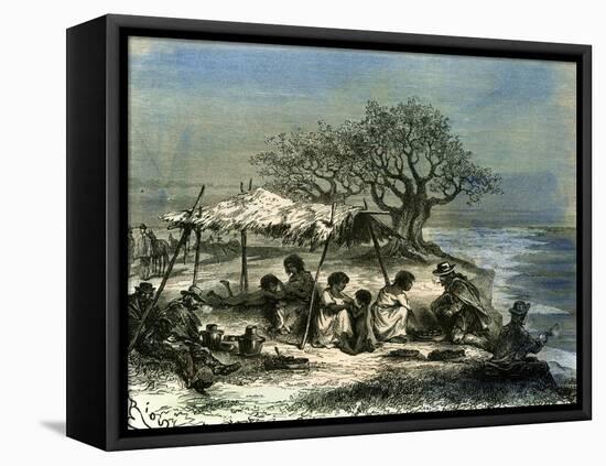 Quebrada D'Islay 1869-null-Framed Stretched Canvas