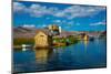 Quechua Indian Family on Floating Grass Islands of Uros, Lake Titicaca, Peru, South America-Laura Grier-Mounted Photographic Print