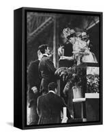 Queen Alexandra Handing a Special Cup to Dorando to Commemorate His Great Effort to Win the…-Thomas E. & Horace Grant-Framed Stretched Canvas