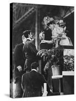Queen Alexandra Handing a Special Cup to Dorando to Commemorate His Great Effort to Win the…-Thomas E. & Horace Grant-Stretched Canvas