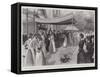 Queen Alexandra's First Public Act-Amedee Forestier-Framed Stretched Canvas